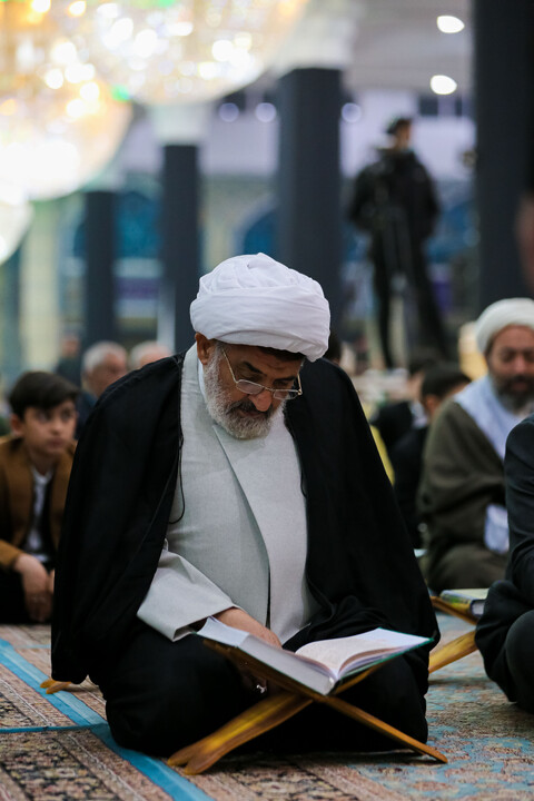 تصاویر/ کرسی تلاوت مهدی در مسجد مقدس جمکران