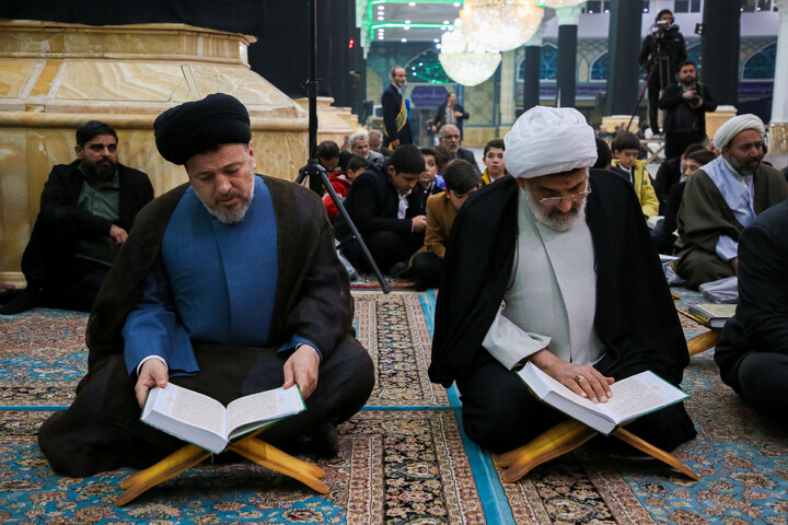 تصاویر/ کرسی تلاوت مهدی در مسجد مقدس جمکران