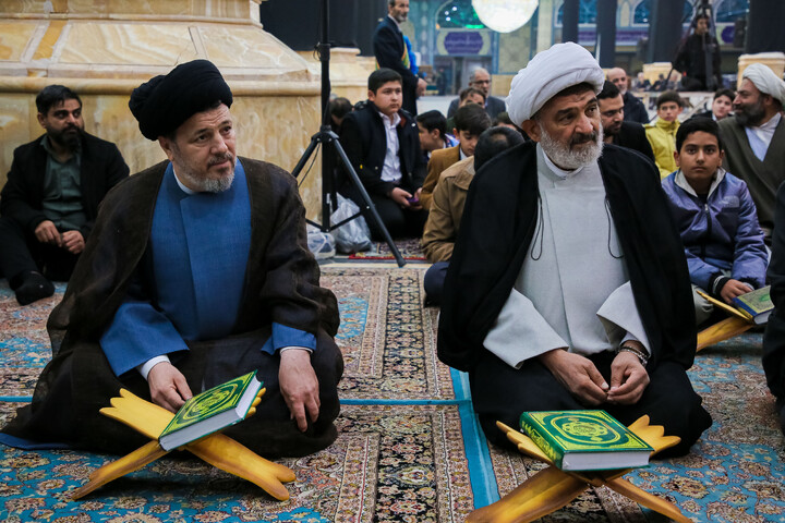 تصاویر/ کرسی تلاوت مهدی در مسجد مقدس جمکران