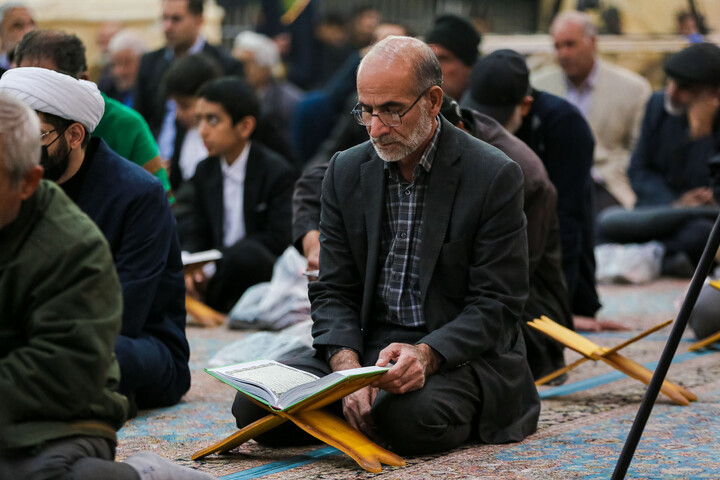 تصاویر/ کرسی تلاوت مهدی در مسجد مقدس جمکران