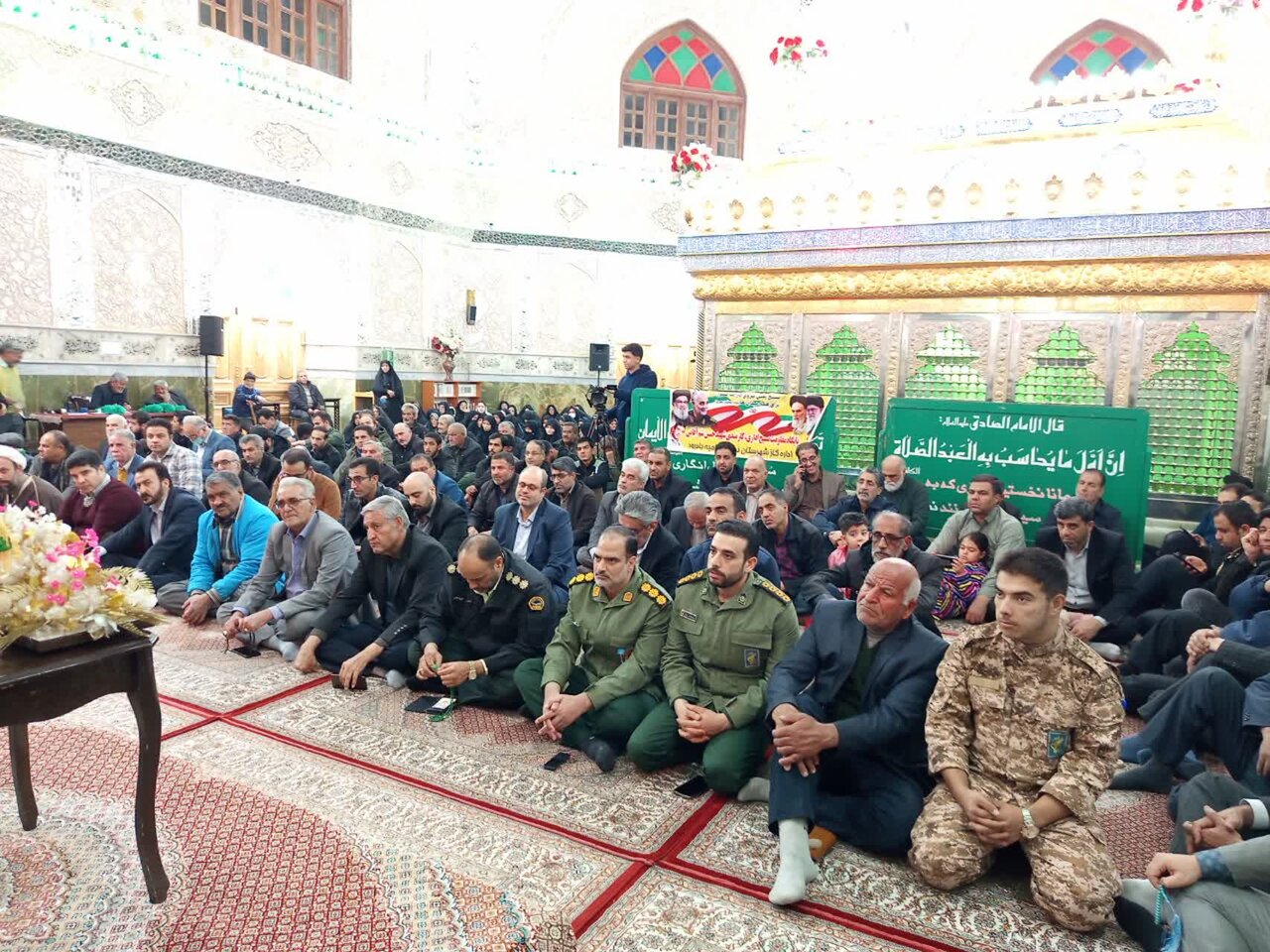 مراسم روز حماسه و ایثار شهرستان نطنز برگزار شد+ عکس