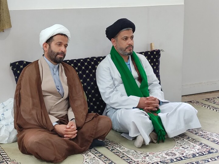 تصاویر / حضور مدیر و معاونین حوزه علمیه استان همدان در مدرسه علمیه سامن