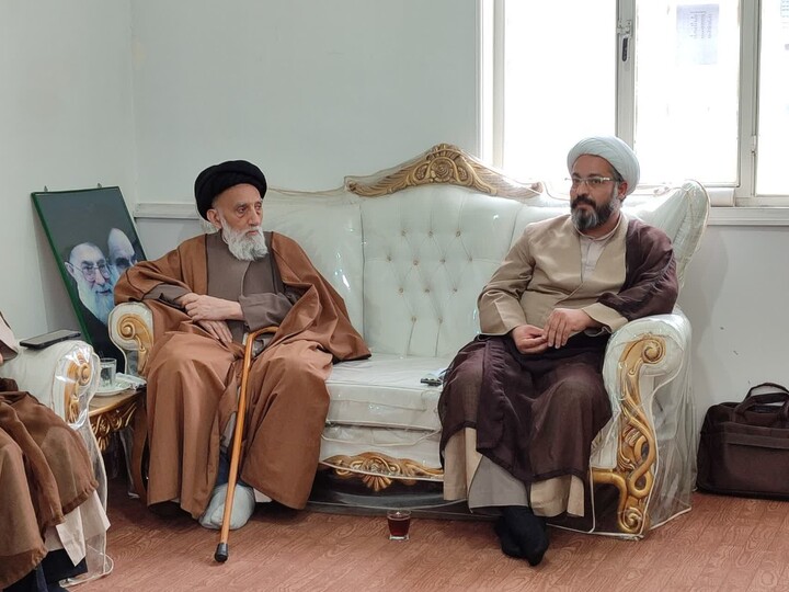 تصاویر / حضور مدیر و معاونین حوزه علمیه استان همدان در مدرسه علمیه سامن