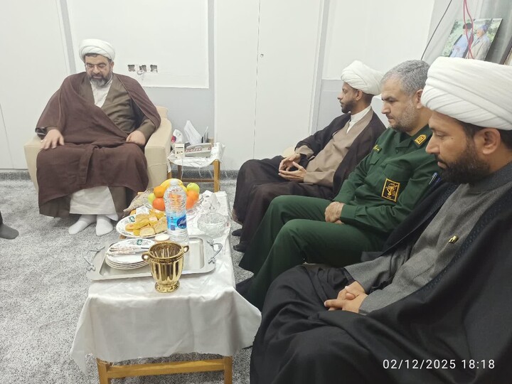 تصاویر/بازدید مدیر حوزه علمیه خوزستان از مدرسه علمیه سید الشهدا(ع) شهرستان خرمشهر