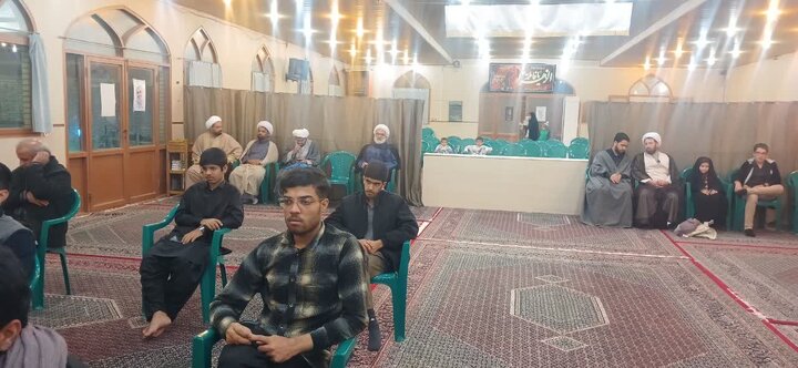 تصاویر/ مجلس عزای حضرت ام‌البنین(س) در مدرسه علمیه امیرالمؤمنین(ع) آران و بیدگل