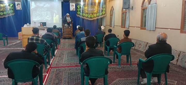 تصاویر/ مجلس عزای حضرت ام‌البنین(س) در مدرسه علمیه امیرالمؤمنین(ع) آران و بیدگل