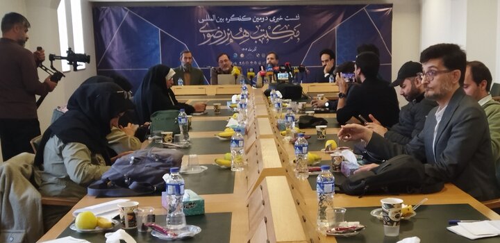 تصاویر/ نشست خبری دومین کنگره بین المللی «مکتب هنر رضوی»