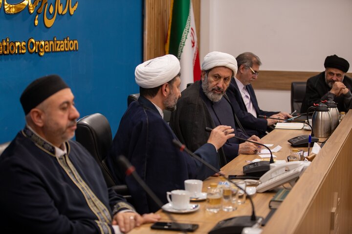 تصاویر/ دیدار رئیس اداره کل مسلمانان گرجستان با رئیس سازمان فرهنگ و ارتباطات اسلامی