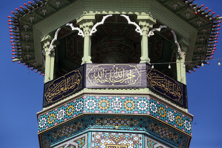 حرم قم در عزای حضرت ام‌البنین(س) سیاهپوش شد