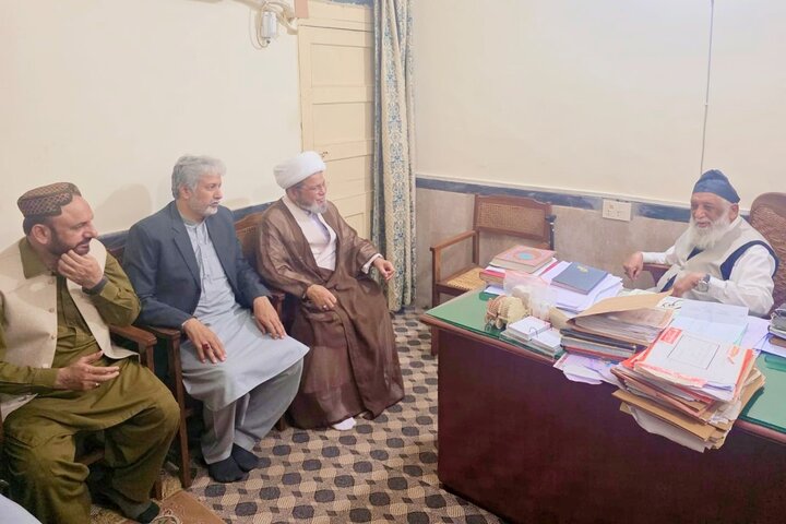 علامہ شبیر میثمی کی آیت اللہ حافظ ریاض حسین نجفی سے ملاقات / مدارس کے نصاب سمیت ملکی و علاقائی صورتحال پر تبادلہ خیال