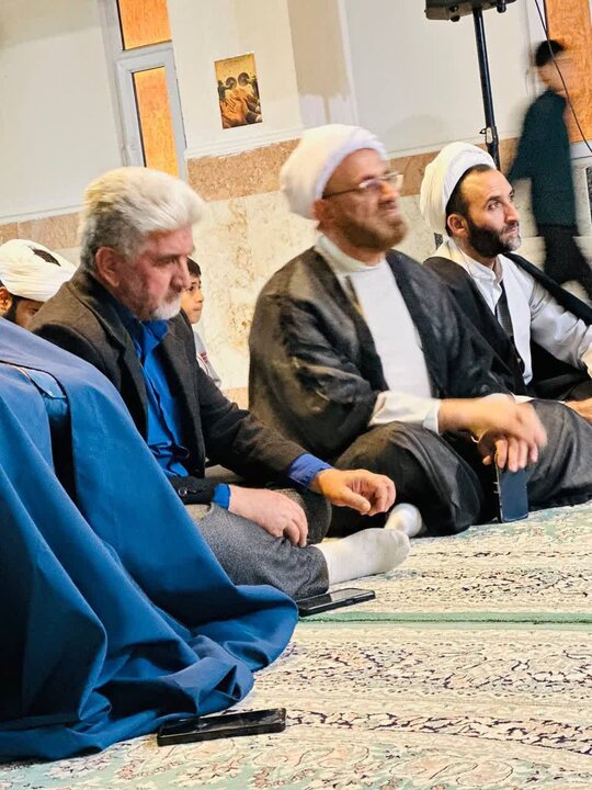 تصاویر/ آیین عزاداری وفات حضرت ام‌البنین(س) در مدرسه علمیه الغدیر نراق