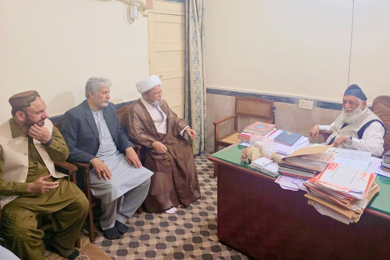 علامہ شبیر میثمی کی آیت اللہ حافظ ریاض حسین نجفی سے ملاقات / مدارس کے نصاب سمیت ملکی و علاقائی صورتحال پر تبادلہ خیال