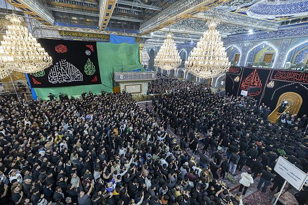 العتبة العباسية المقدسة تقيم مجلس عزاء بذكرى وفاة السيدة أمّ البنين (عليها السلام)