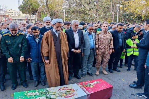 تصاویر / مراسم تشییع و تدفین شهید گمنام با حضور نماینده ولی فقیه در استان قزوین