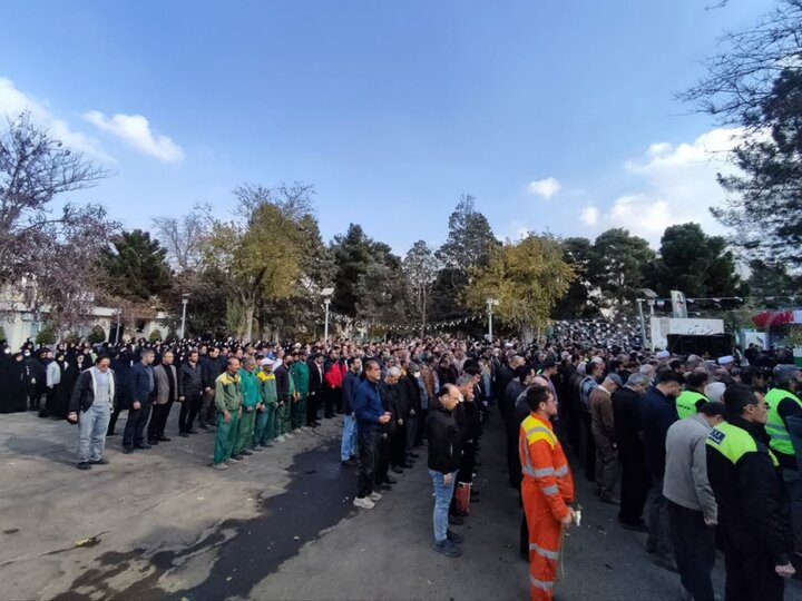 تصاویر / مراسم تشییع و تدفین شهید گمنام با حضور نماینده ولی فقیه در استان قزوین