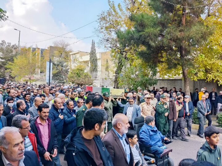 تصاویر / مراسم تشییع و تدفین شهید گمنام با حضور نماینده ولی فقیه در استان قزوین