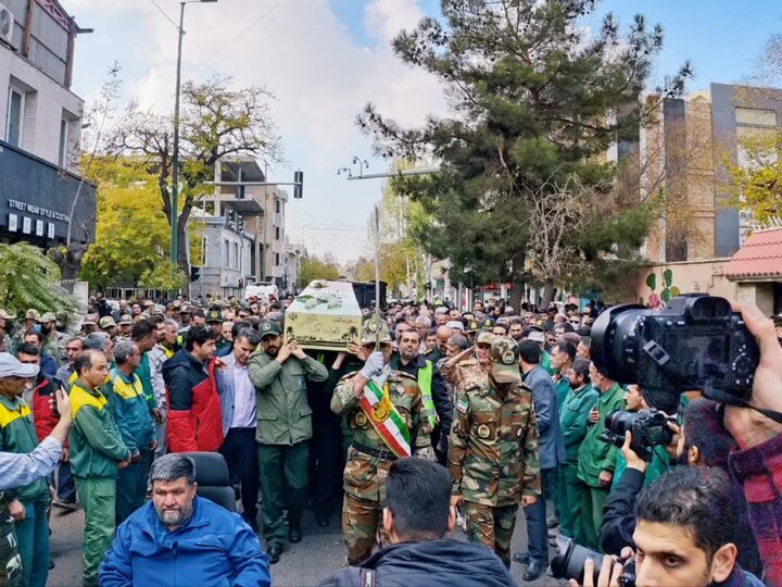 تصاویر / مراسم تشییع و تدفین شهید گمنام با حضور نماینده ولی فقیه در استان قزوین