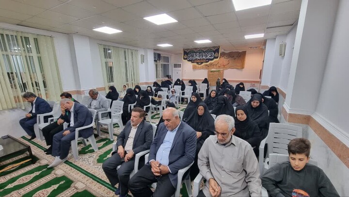 تصاویر/ مراسم وفات حضرت ام‌البنین(س) در گناوه