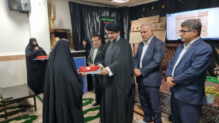 تصاویر/ مراسم وفات حضرت ام‌البنین(س) در گناوه