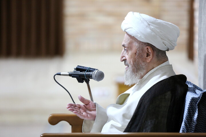 تصاویر/ درس اخلاق هفتگی حضرت آیت الله العظمی سبحانی