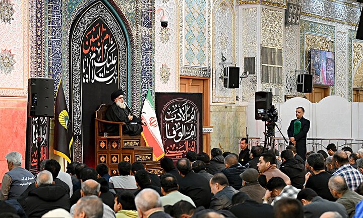 تصاویر/ مراسم سوگواری وفات حضرت ام البنین(س) در حرم حضرت عبدالعظیم(ع)