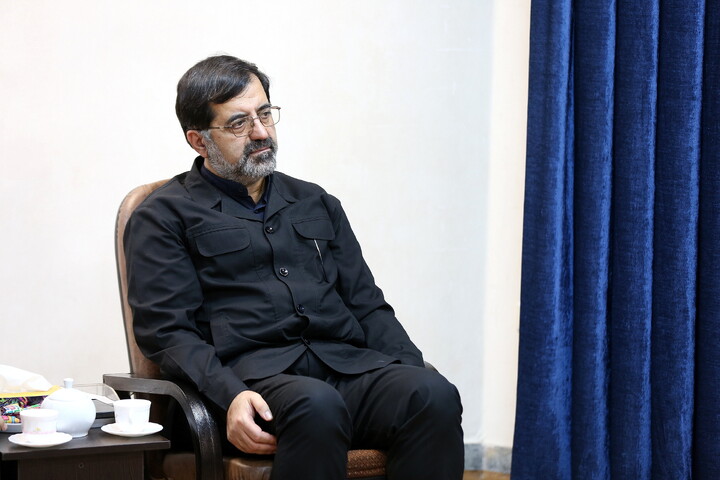 تصاویر/ دیدار معاون سازمان برنامه و بودجه کشور با آیت الله اعرافی