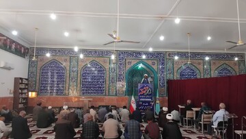 نمازجمعه امروز شهر سعدآباد به روایت تصویر