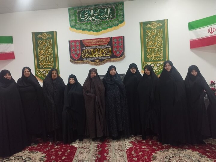 تصاویر/ مراسم سوگواری وفات حضرت ام البنین در مدرسه علمیه فاطمیه بردسیر