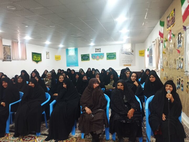 تصاویر/ مراسم سوگواری وفات حضرت ام البنین در مدرسه علمیه فاطمیه بردسیر