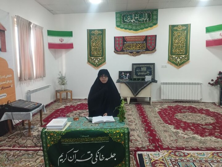 تصاویر/ مراسم سوگواری وفات حضرت ام البنین در مدرسه علمیه فاطمیه بردسیر