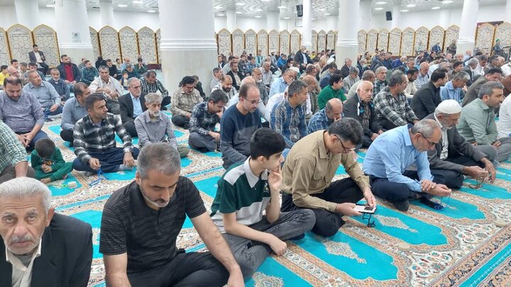 تصاویر/ آیین عبادی سیاسی نمازجمعه شهر جم