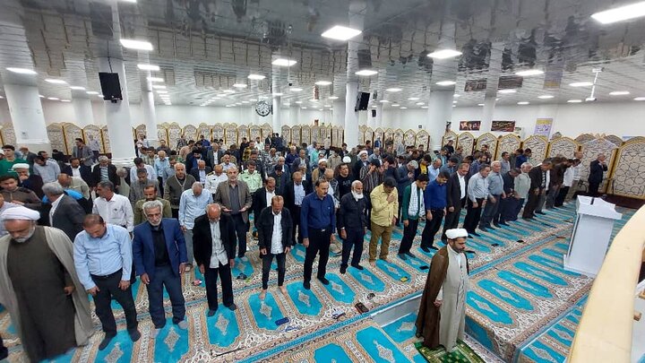 تصاویر/ آیین عبادی سیاسی نمازجمعه شهر جم