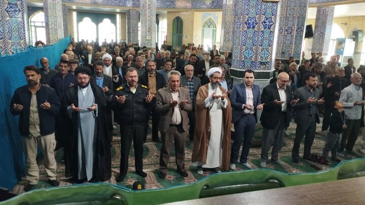 تصاویر/ اقامه نماز جمعه شهر کوهبنان