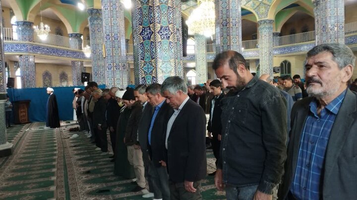 تصاویر/ اقامه نماز جمعه شهر کوهبنان