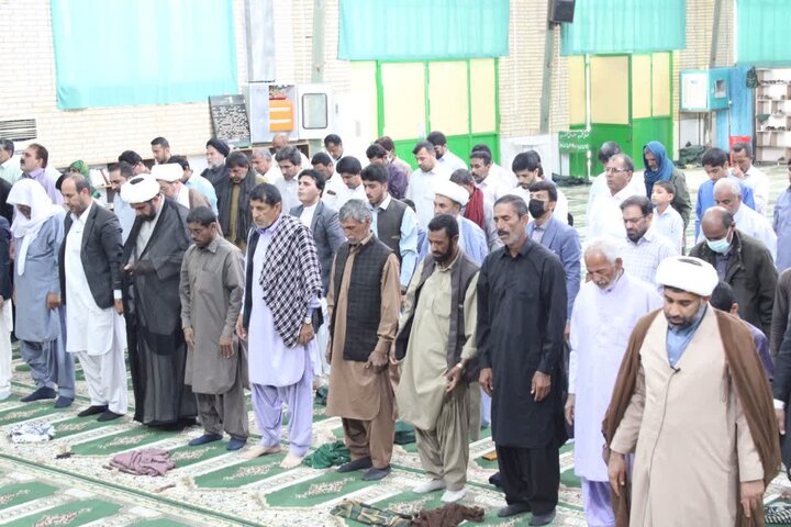 تصاویر/ آیین عبادی سیاسی نماز جمعه شهرستان دلگان