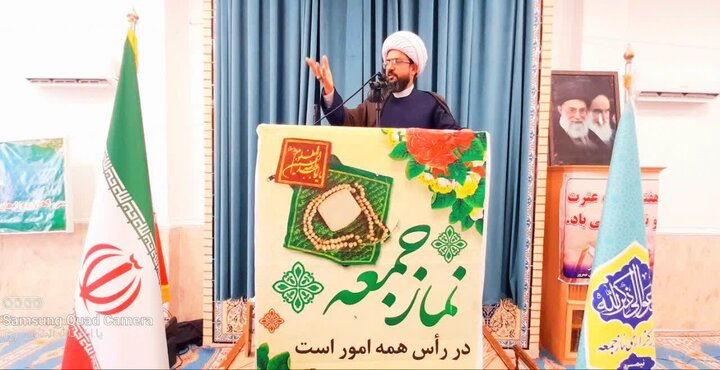 تصاویر/ آیین عبادی سیاسی نماز جمعه شهرستان نیمروز