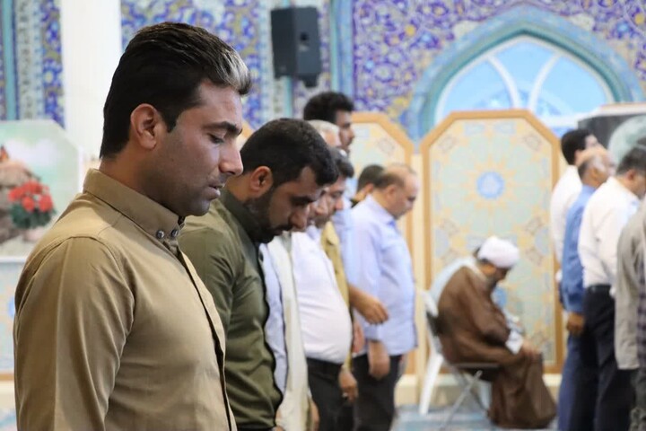 نماز جمعه خارگ به روایت تصویر