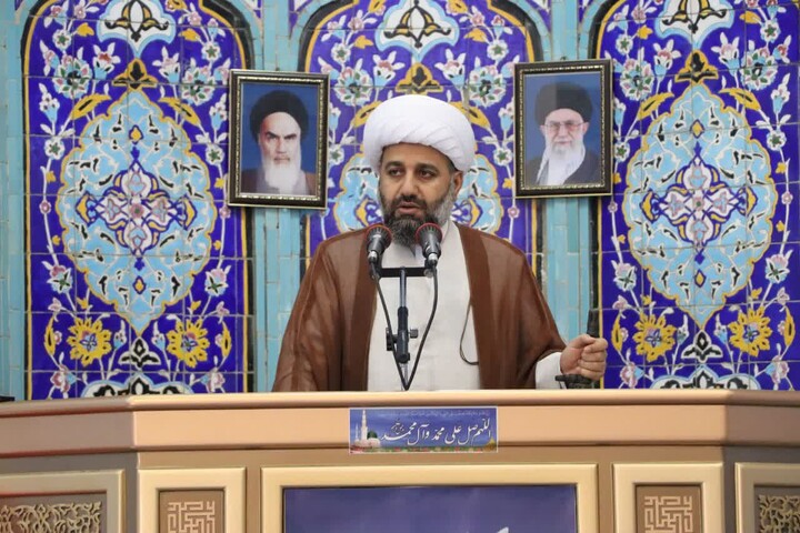 نماز جمعه خارگ به روایت تصویر