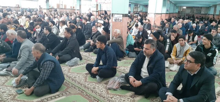 تصاویر/ اقامه نماز جمعه شهرستان پارس آباد