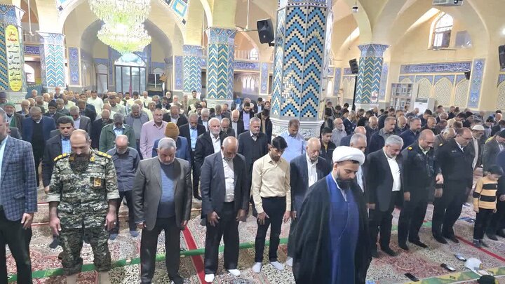 تصاویر/ برگزاری نماز جمعه شهرستان بهاباد