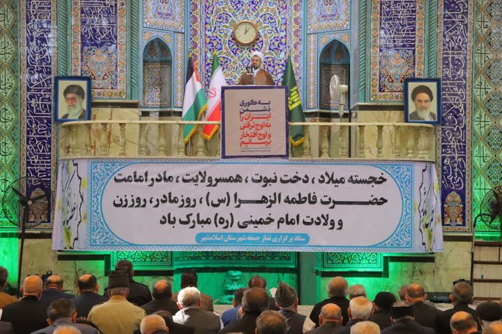 تصاویر/ نماز عبادی سیاسی جمعه در اسلامشهر