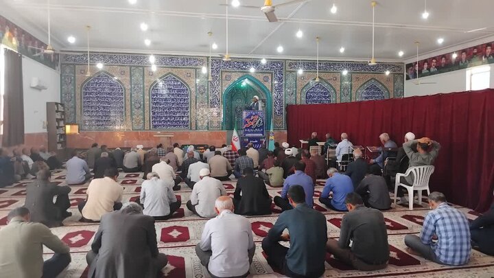 نمازجمعه امروز شهر سعدآباد به روایت تصویر