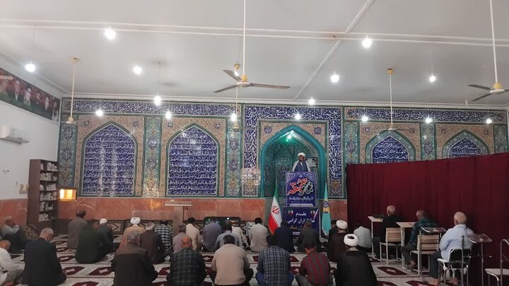 نمازجمعه امروز شهر سعدآباد به روایت تصویر