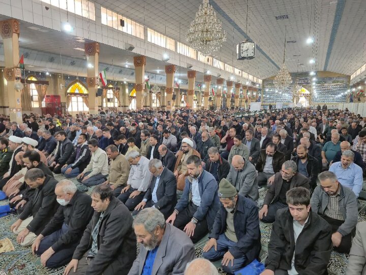 تصاویر/ نماز عبادی سیاسی جمعه در پاکدشت