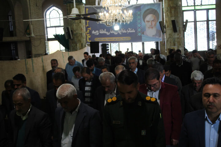 تصاویر/ برگزاری نماز جمعه شهرستان خاتم