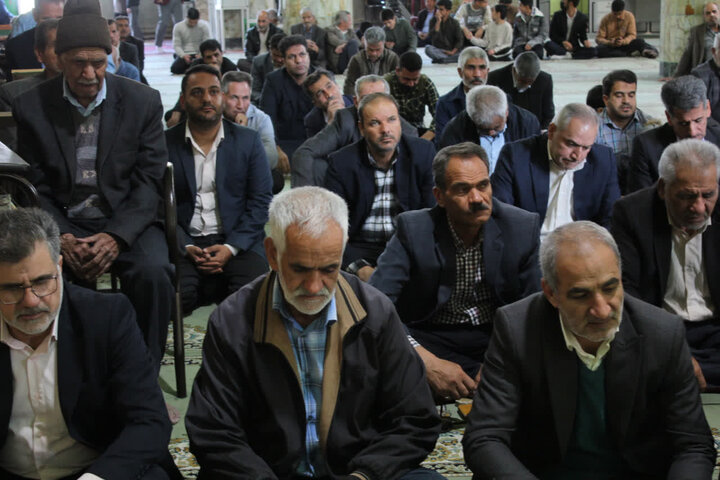 تصاویر/ برگزاری نماز جمعه شهرستان خاتم