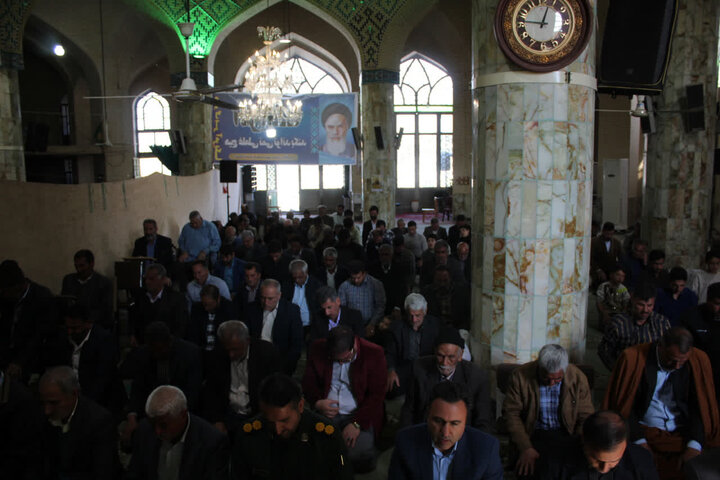 تصاویر/ برگزاری نماز جمعه شهرستان خاتم