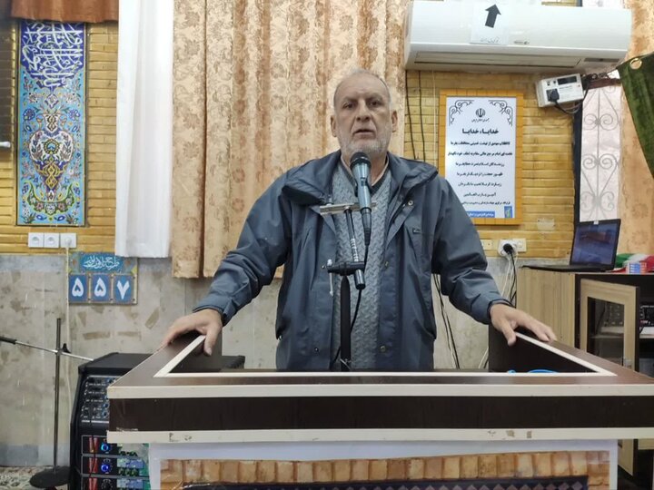 آیین عبادی سیاسی نماز جمعه در شهرستان بدره