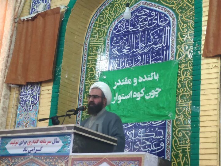 آیین عبادی سیاسی نماز جمعه در شهرستان بدره