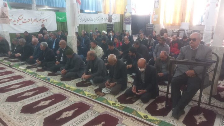 آیین عبادی سیاسی نماز جمعه در شهرستان بدره